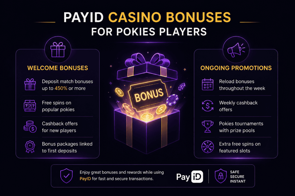 PayID Casino Bonuses for Pokies Players